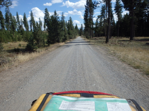 GDMBR: Heading southeast on NF-4106.